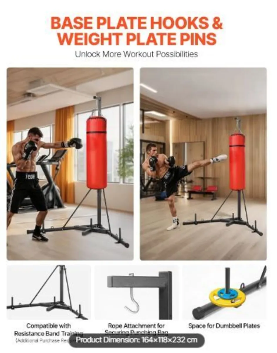 Punching Bag Stand, Steel Heavy - Image 2