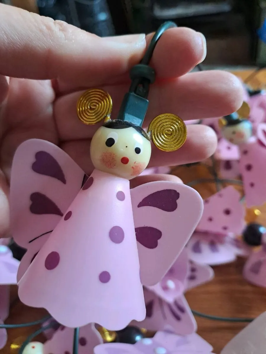 Pink Butterfly Fairy String Lights - Image 4