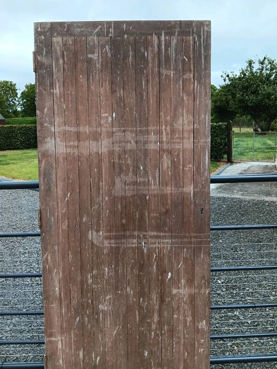 Teak door - Image 1
