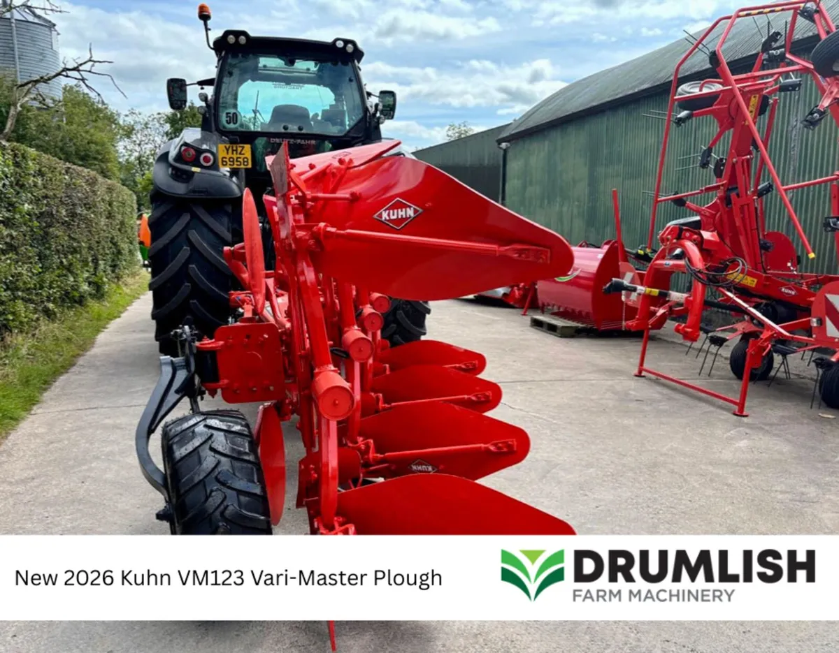 New 2026 Kuhn VM123 Vari-Master Plough (In-Stock) - Image 2