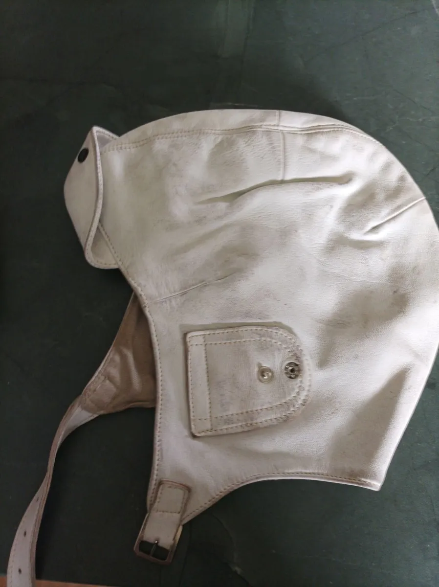 Leather flying/driving helmet - Image 2