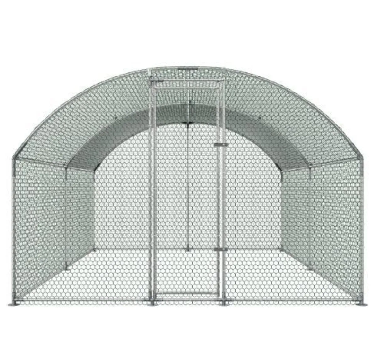 Large Metal Chicken Coop 3 x 3.97 x 2 m - Image 2