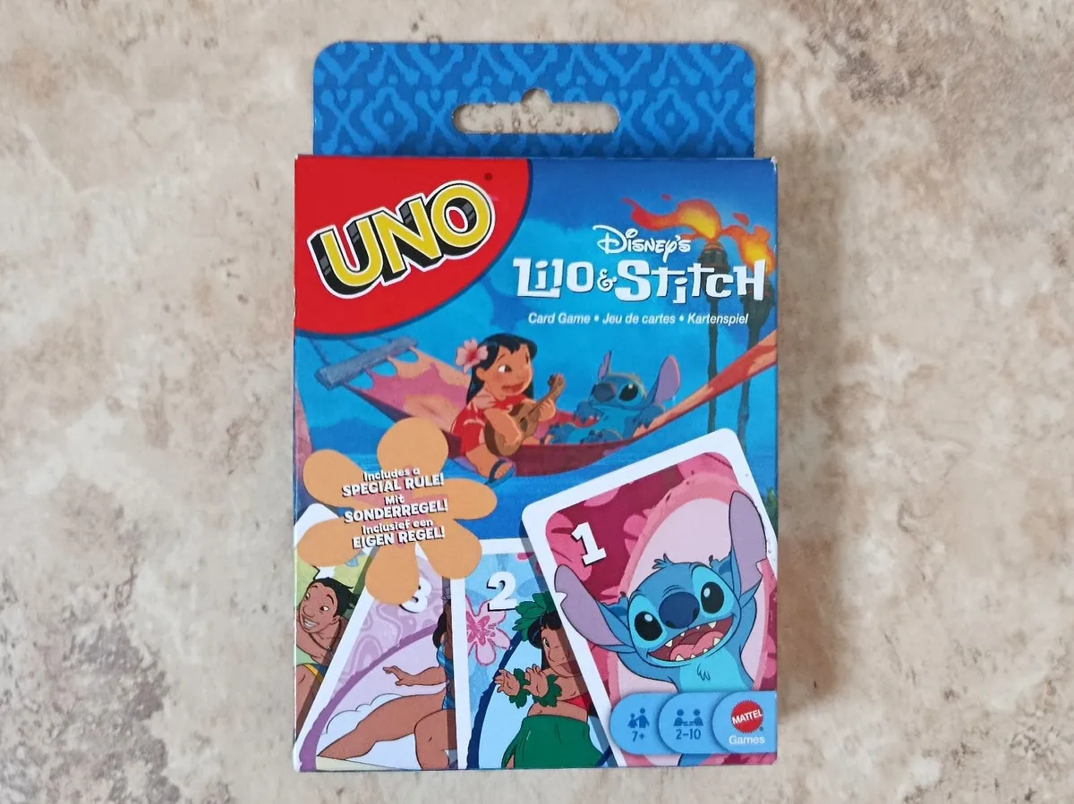 UNO Disney's Lilo and Stitch Card Game NEW - Image 1