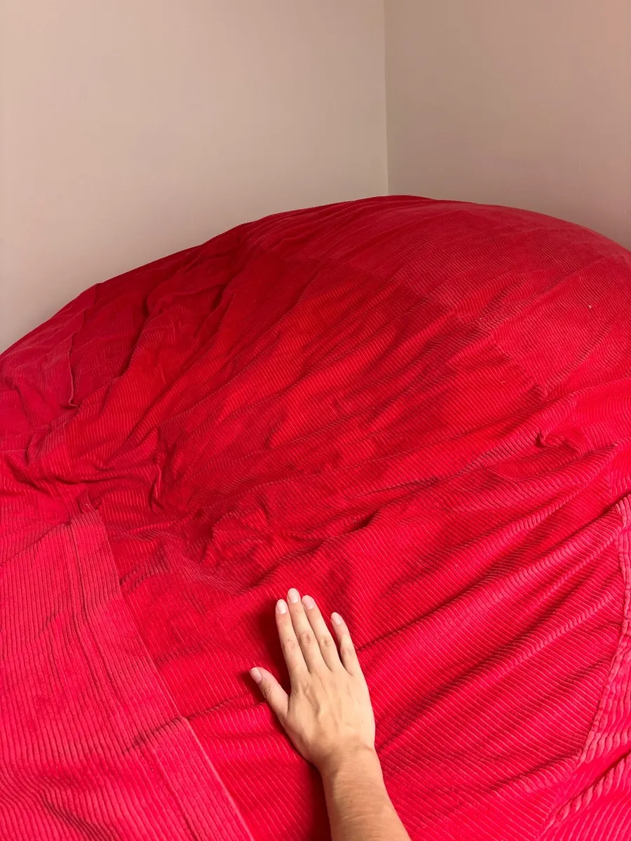 Ginormous Red Budda Beanbag - Image 2