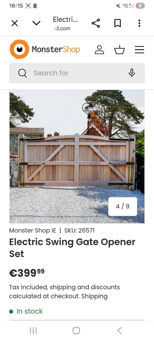 Electric Gate set , swing gate opener - Image 2