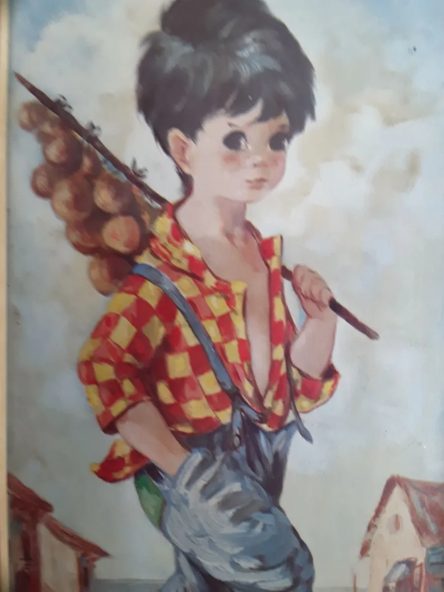 1960s vintage picture titled onion boy - Image 1