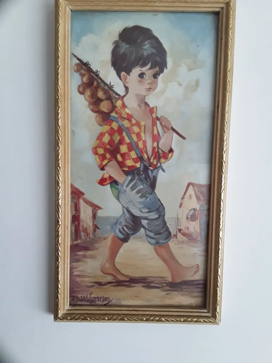 1960s vintage picture titled onion boy - Image 3