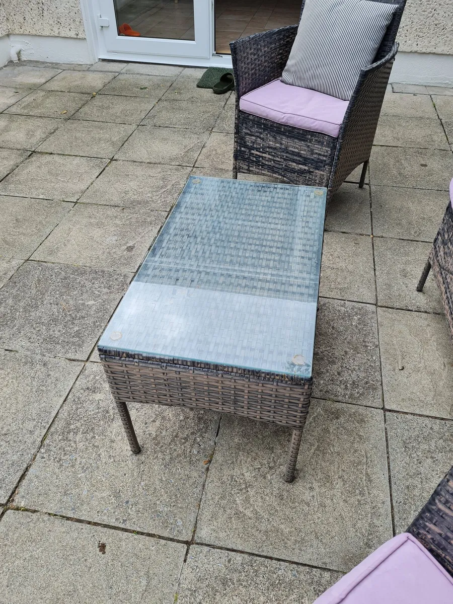 4 piece garden furniture set - Image 4