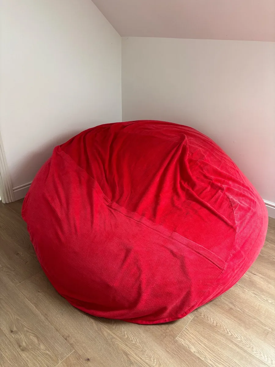 Ginormous Red Budda Beanbag - Image 4