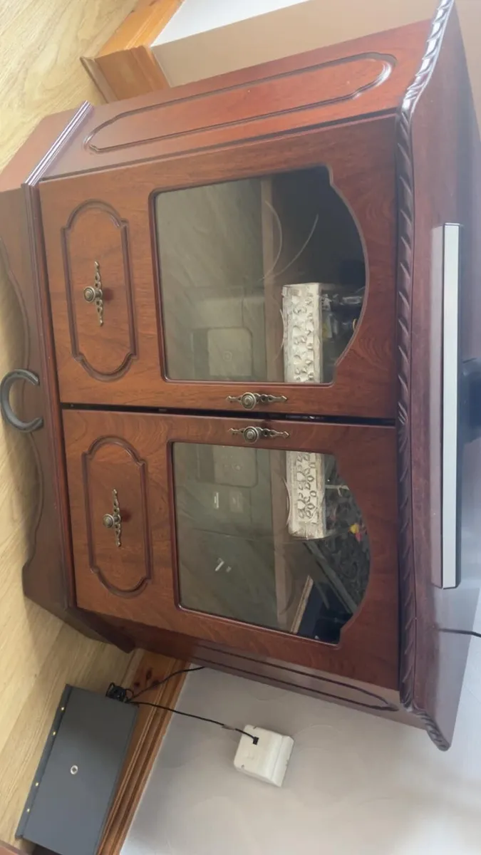 tv unit and dog kennel - Image 1