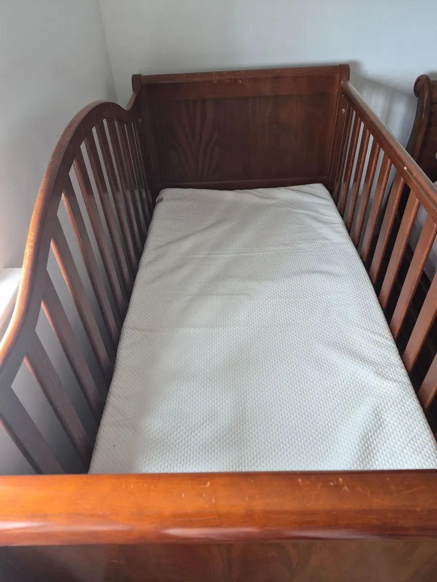 BR Baby Cot Bed and Matching Chest of Drawers - Image 2