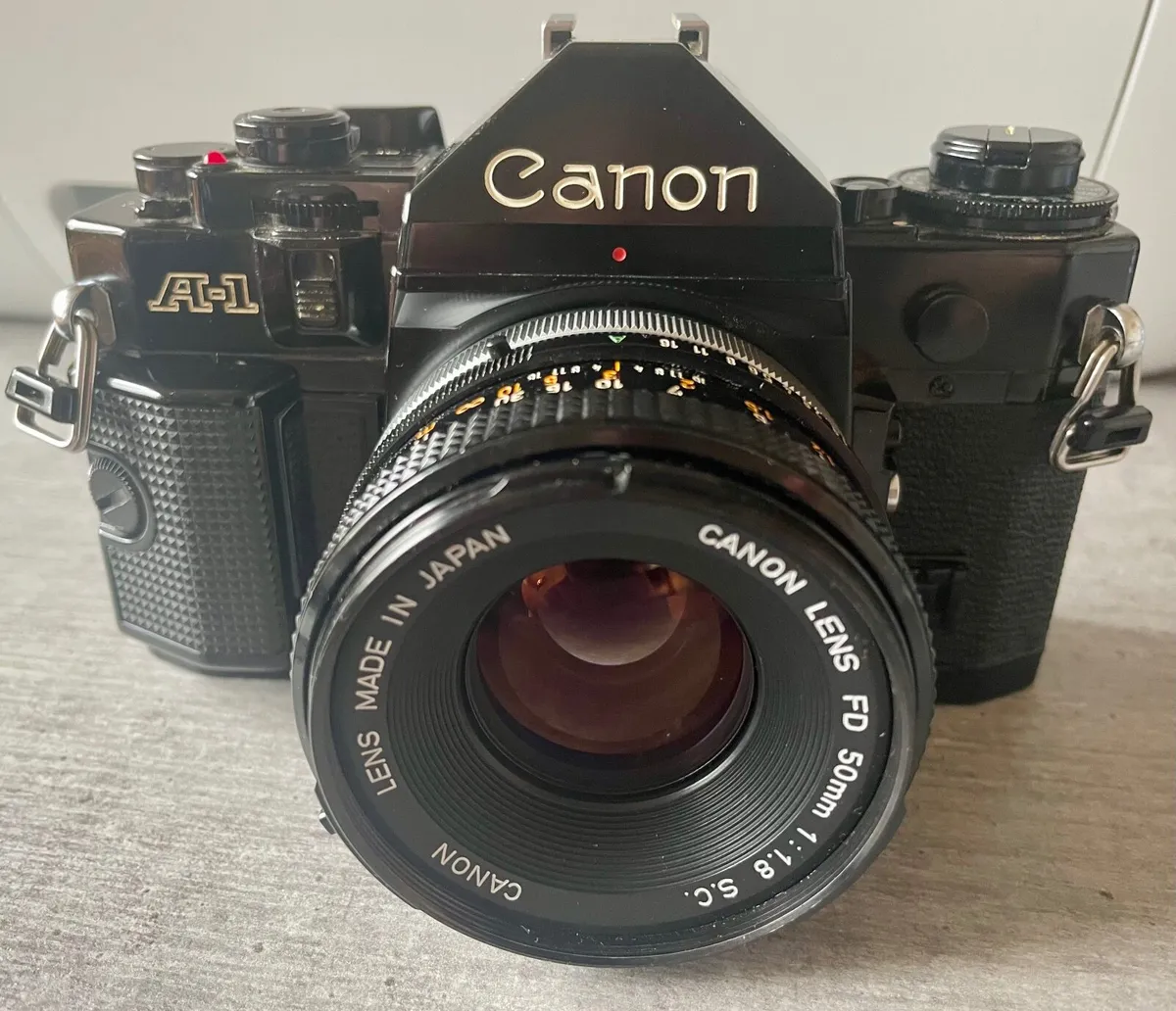 Canon A-1 Film Camera Kit - Image 1