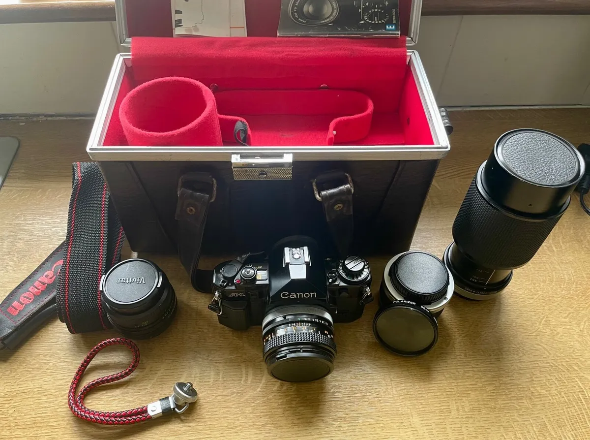 Canon A-1 Film Camera Kit - Image 2