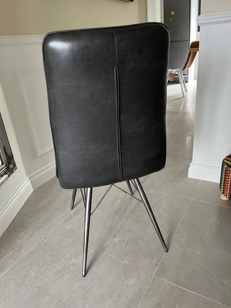 Dining room chairs x 4 - Image 3