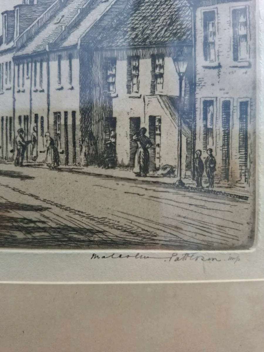 Original Antique sgned Etching by Malcolm Patterso - Image 4