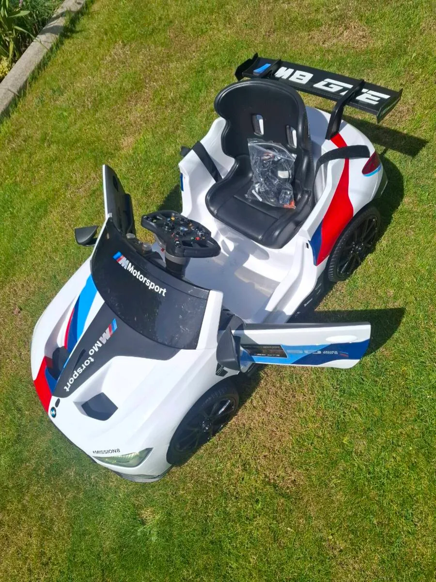12v BMW M8 GTE Ride On Kids Car - Image 1