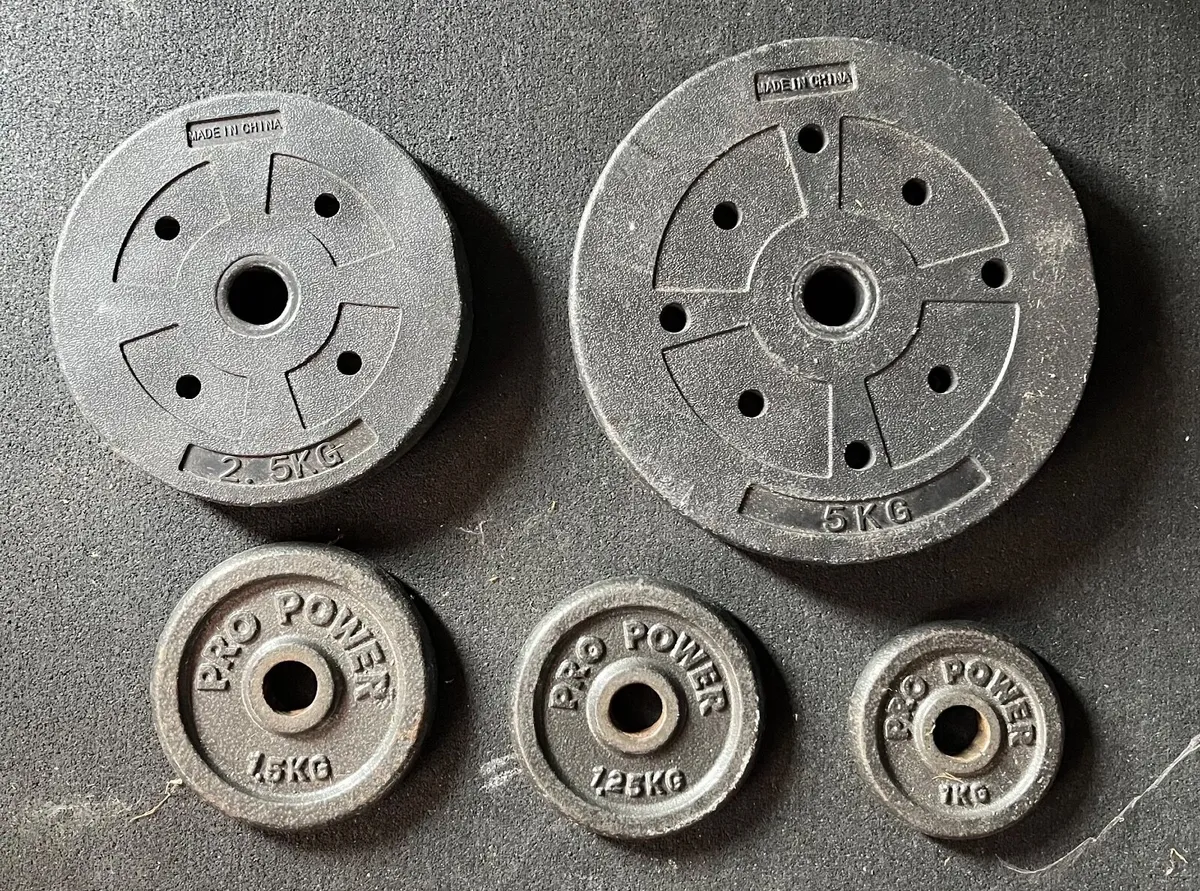 Weight Plates/Barbell/Dumbells - Image 1