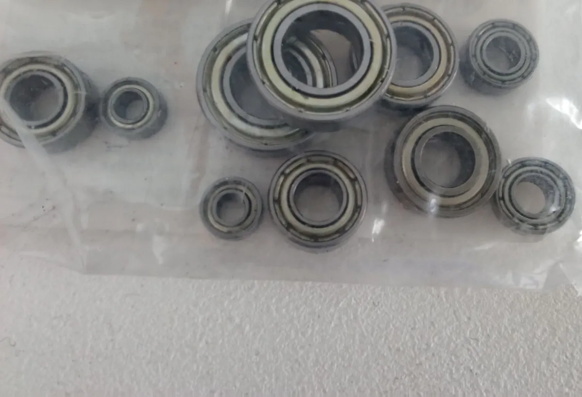 10pcs Set of Ball Bearings with Loose Collars. - Image 1