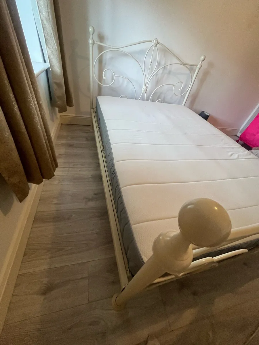 Bed and mattress for sale - Image 2