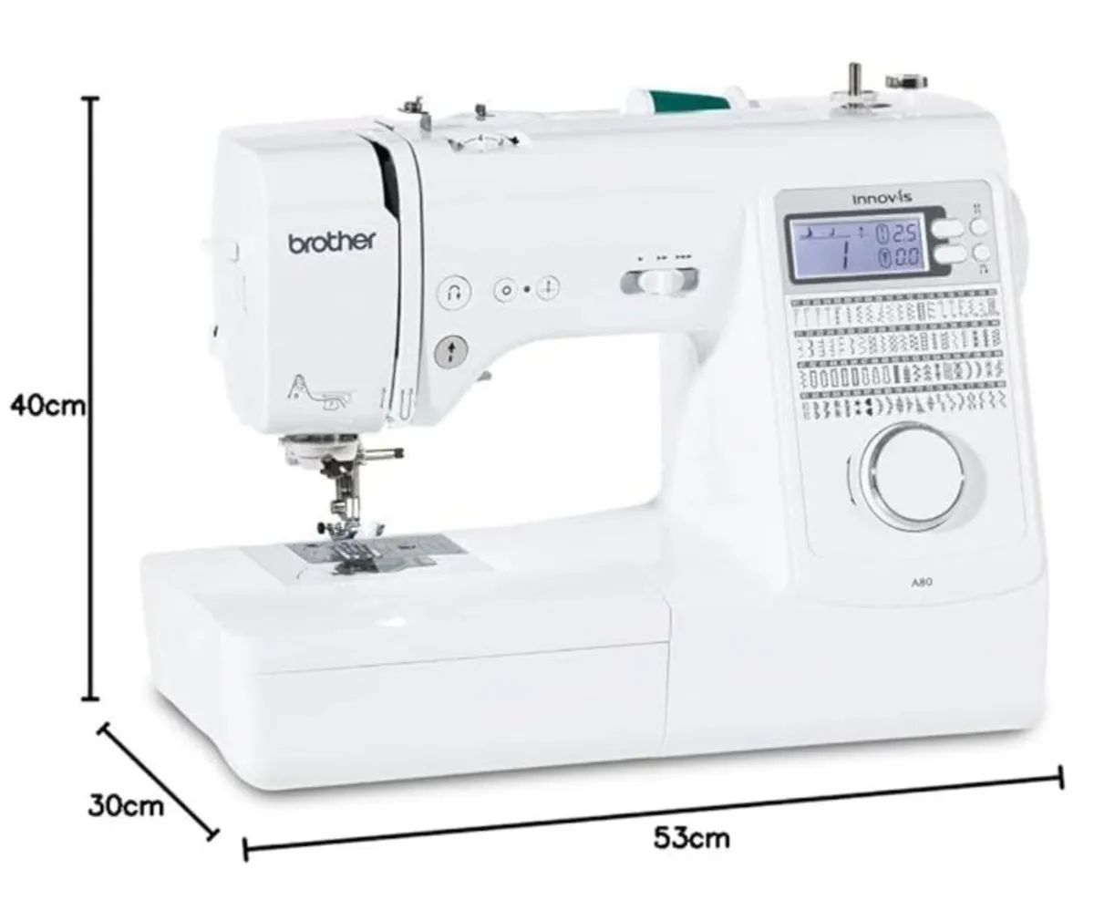 BROTHER A80 Sewing Machine Like New - Image 1