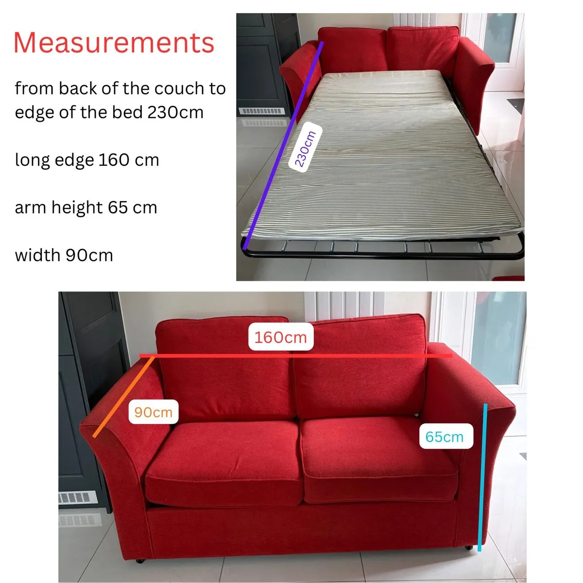 Sofa bed - Image 2