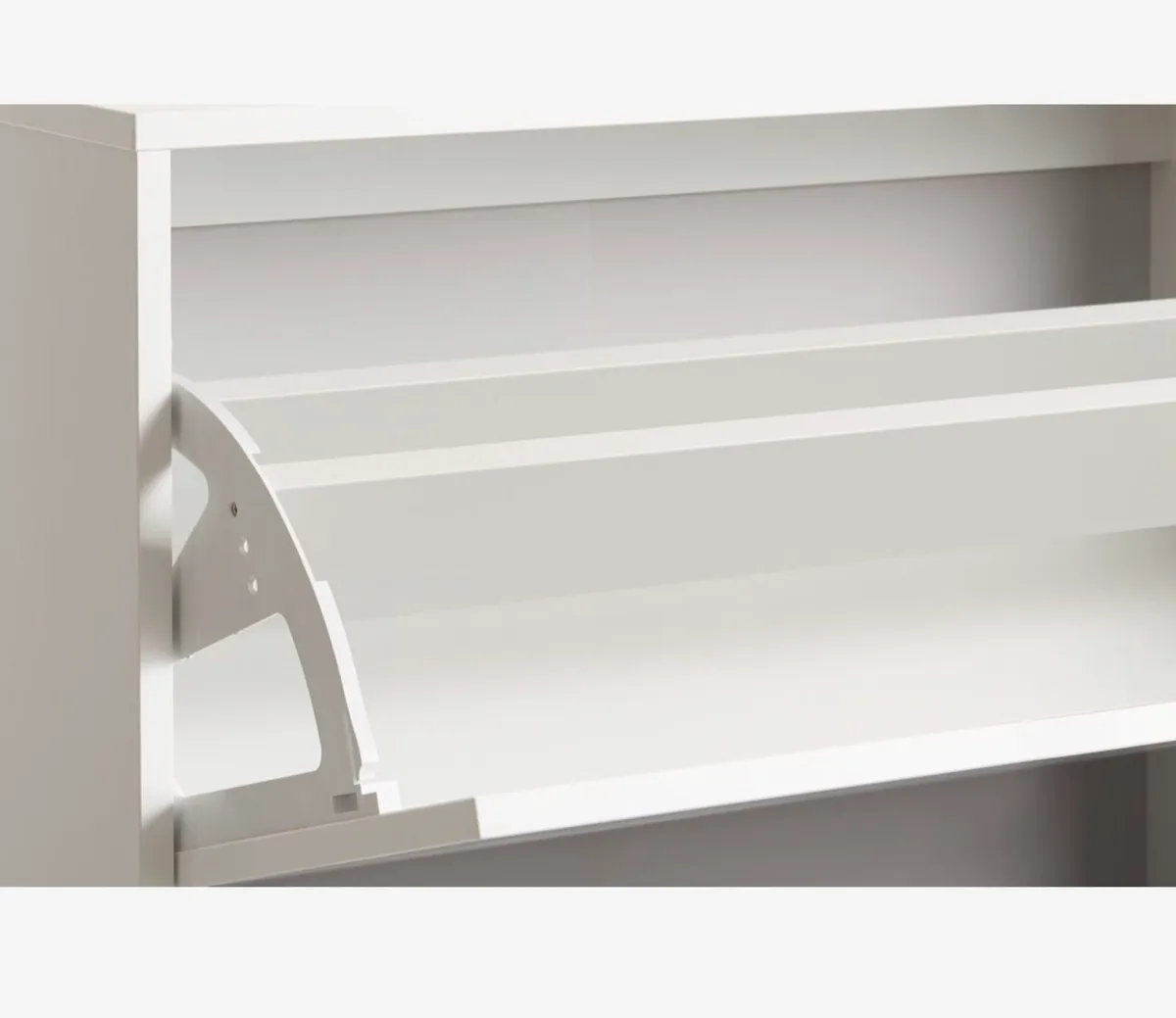 JYSK IDSKOV 3-Compartment Shoe Cabinet White - Image 2