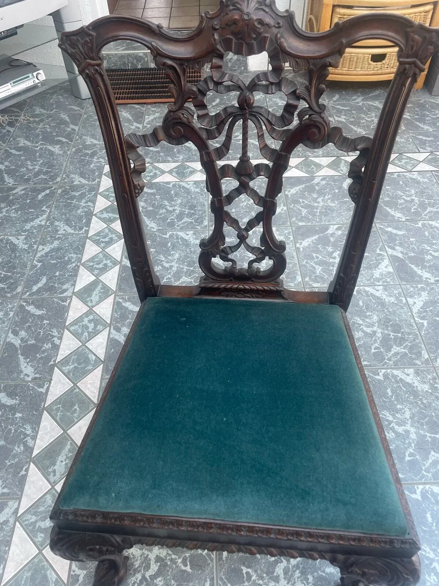 Mahogany antique chairs - Image 1