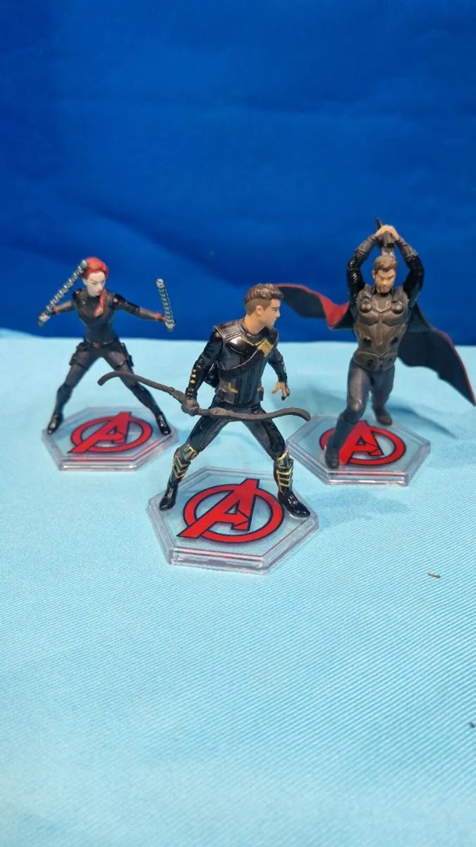Marvel Avengers — Complete Set of 9 Official Figur - Image 3