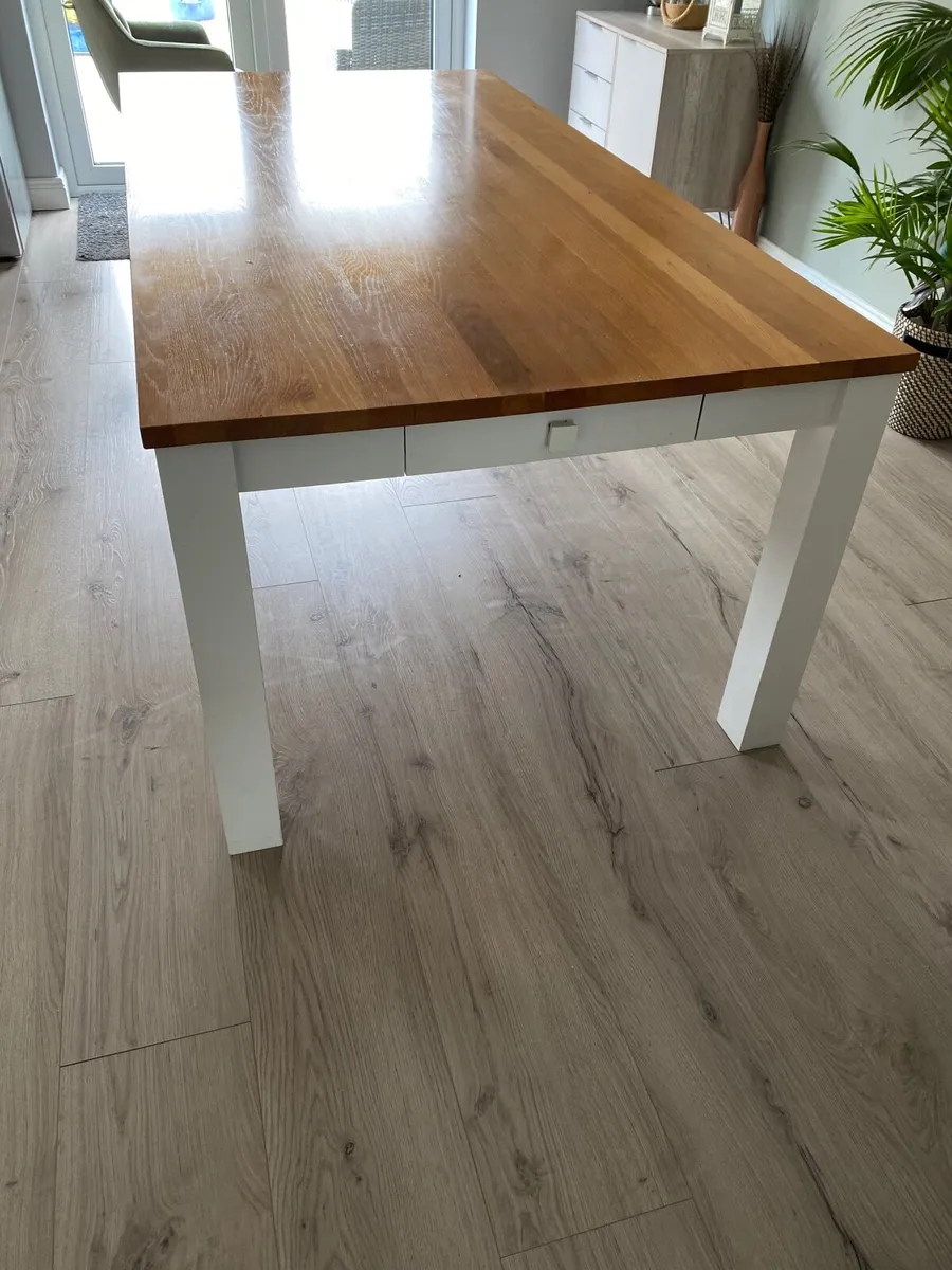 Solid oak table - Image 2
