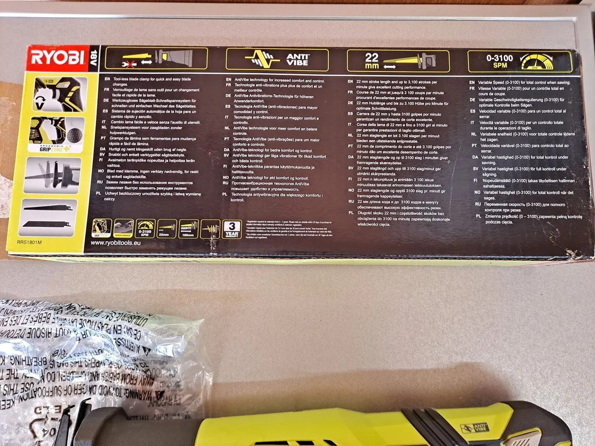 Ryobi 18V One+ Cordless Reciprocating saw - Image 4