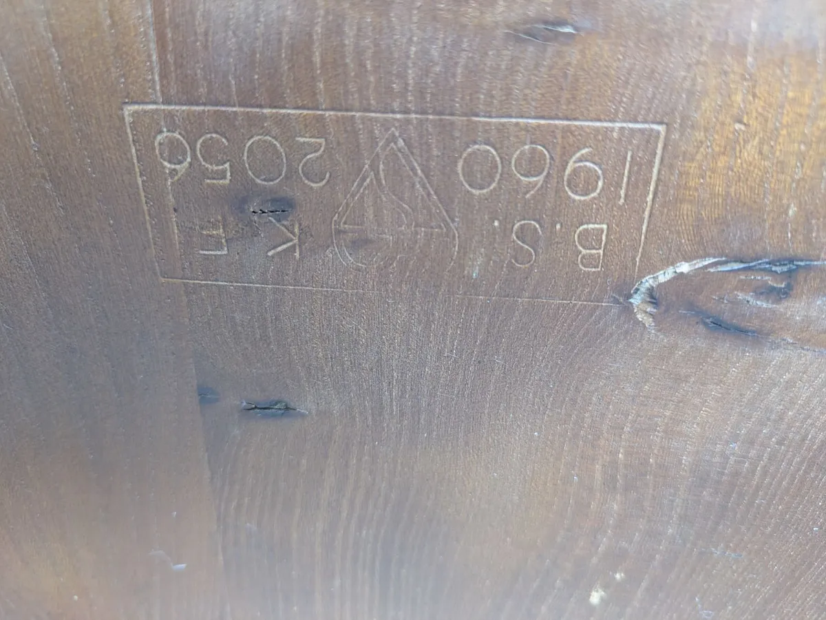 Set of 6 Vintage Ercol "Goldsmith" Dining Chairs - Image 3