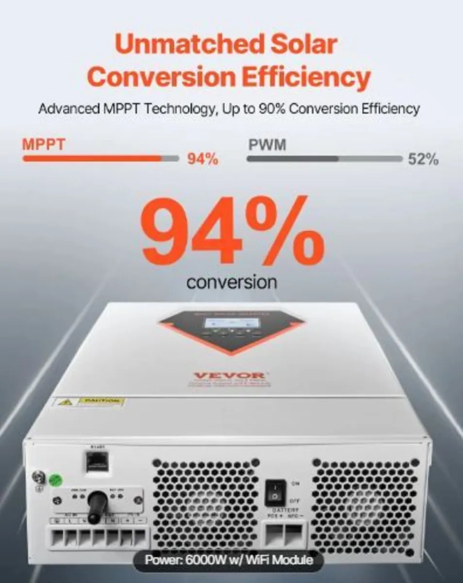 Hybrid Solar Inverter, 3500W - Image 2