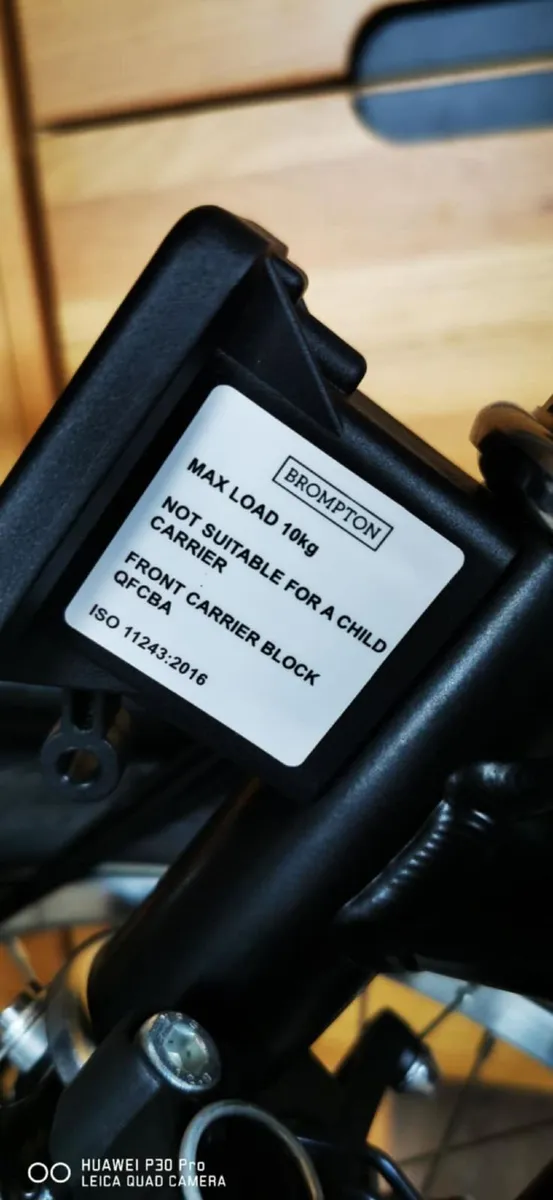 Brand New / Unused Black Brompton M6L bike - Image 3