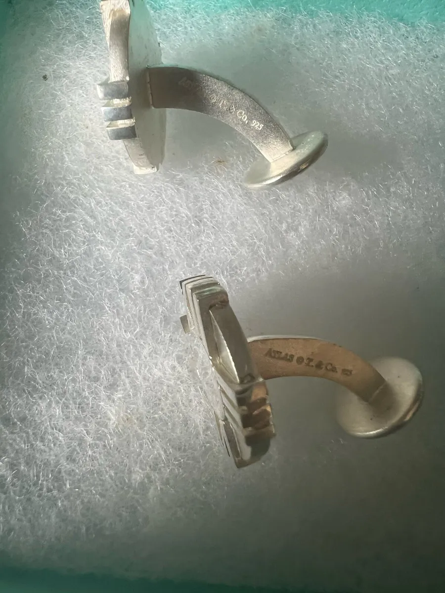 Tiffany silver cufflinks - Image 2