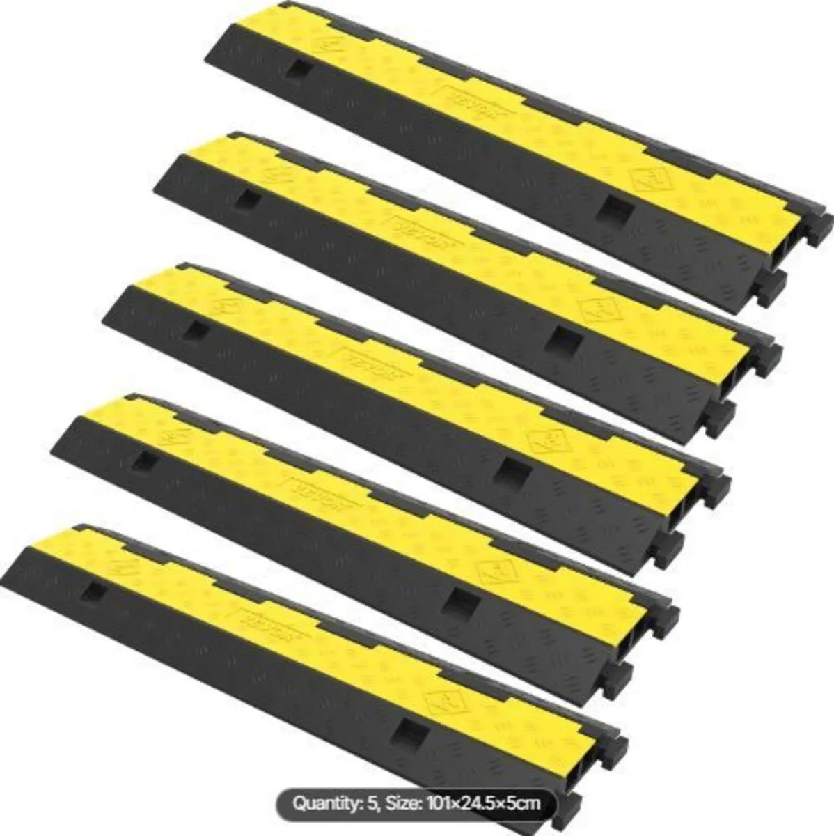 Cable Protector Ramp 101x24.5x5 cm , 5 Packs - Image 3