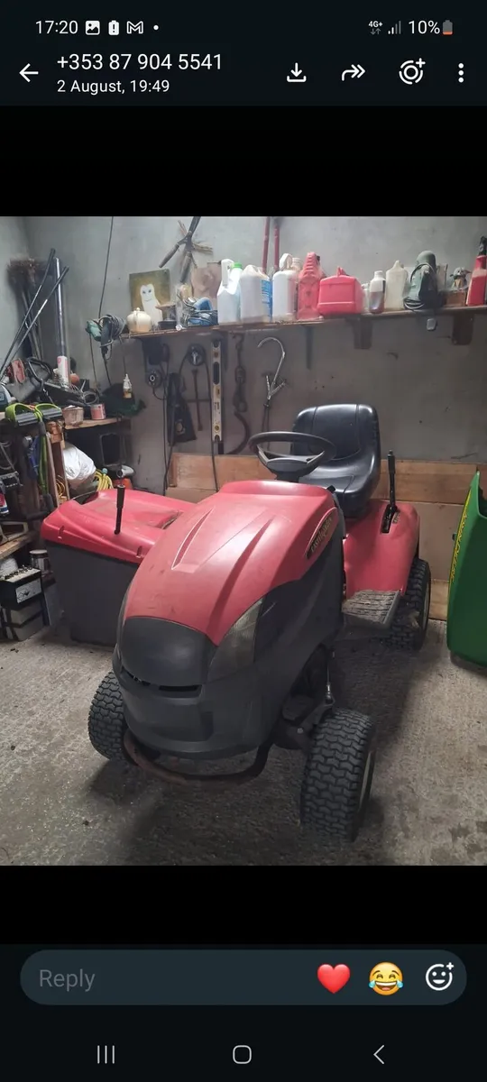 Castelgarden ride on mower - Image 1