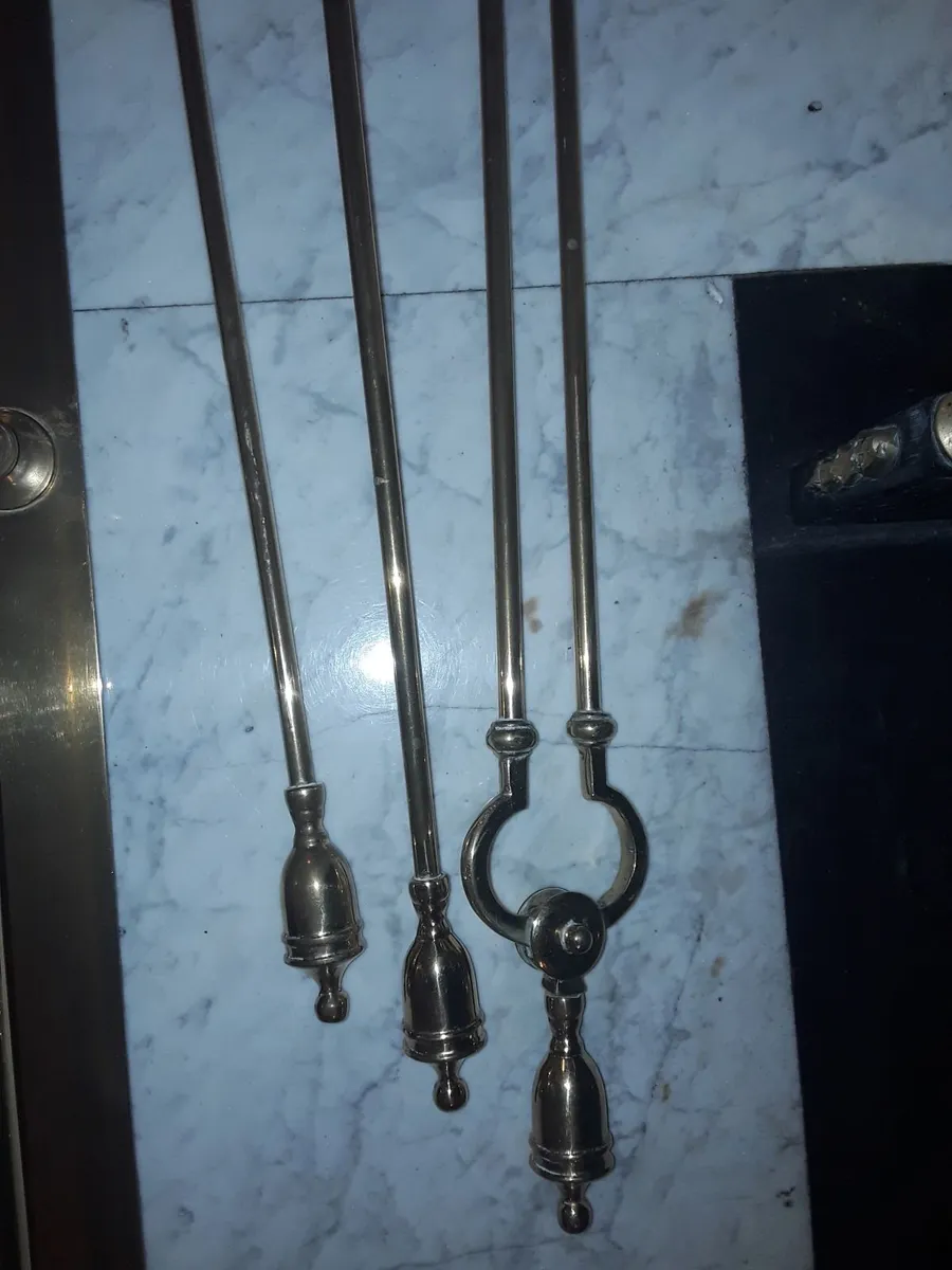 Large brass companion set - Image 2