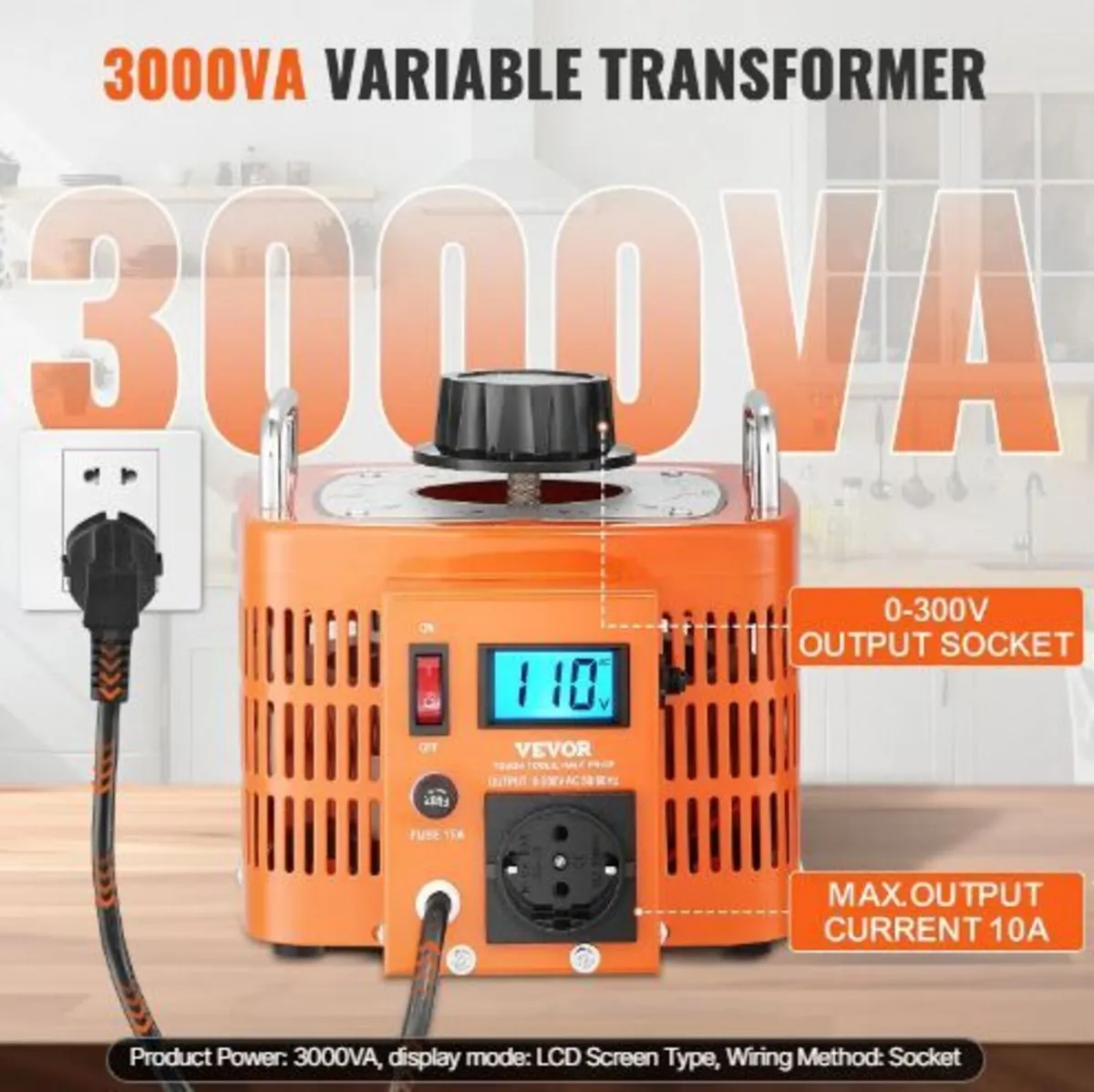 3000VA Auto Variable Voltage Transformer - Image 2