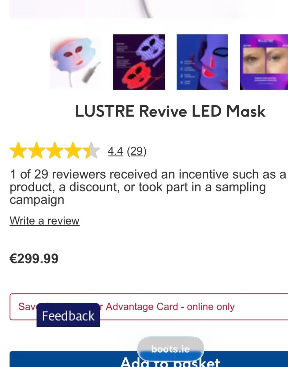 Lustre Revive Led mask - Image 2