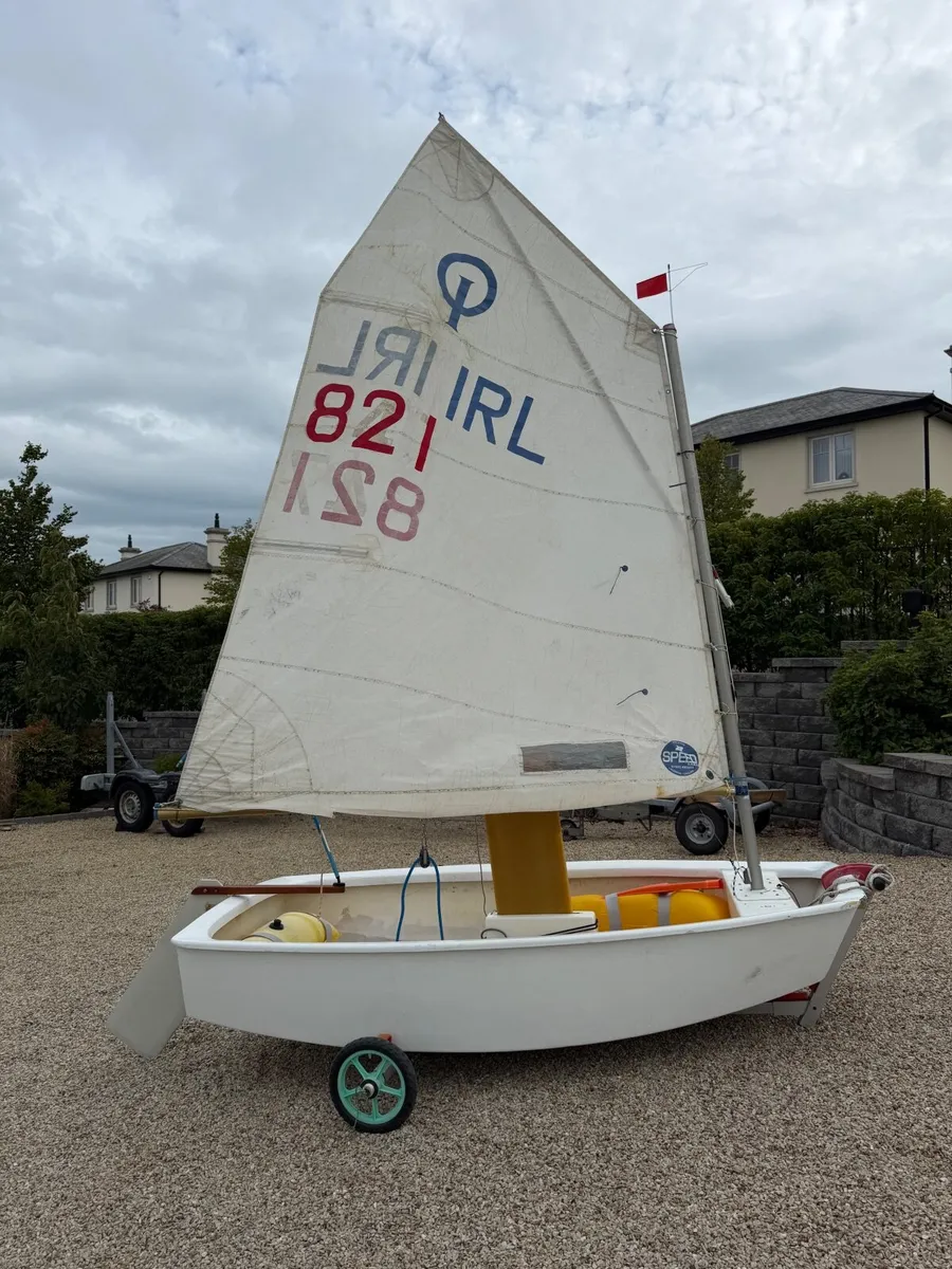 Optimist Sailing Dinghy - Image 1