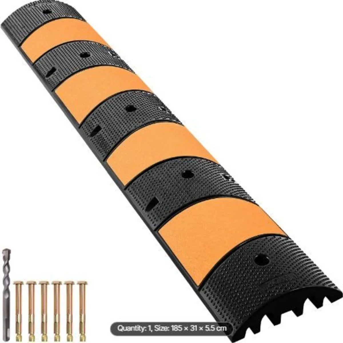 Modular Rubber Speed Bump Driveway Cable - Image 1