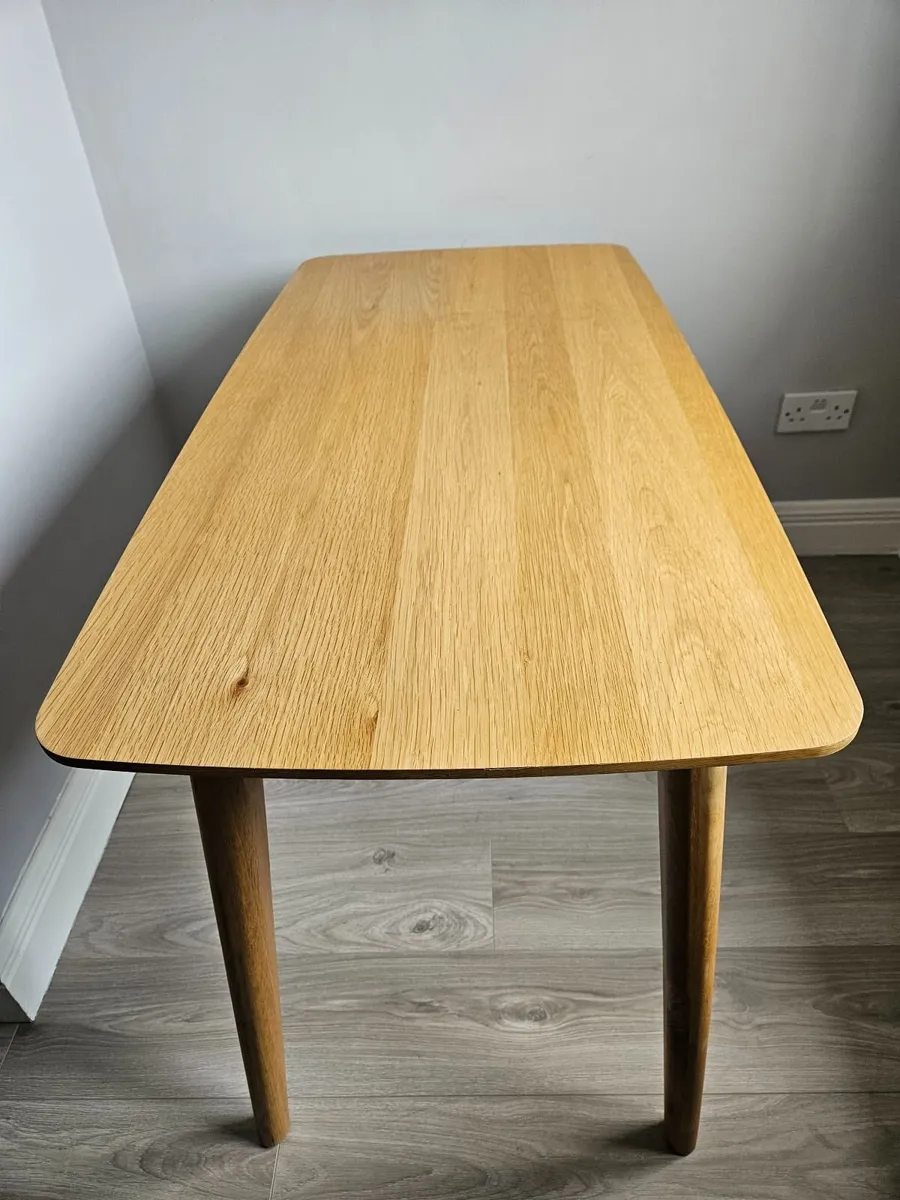 Oak desk - Image 4