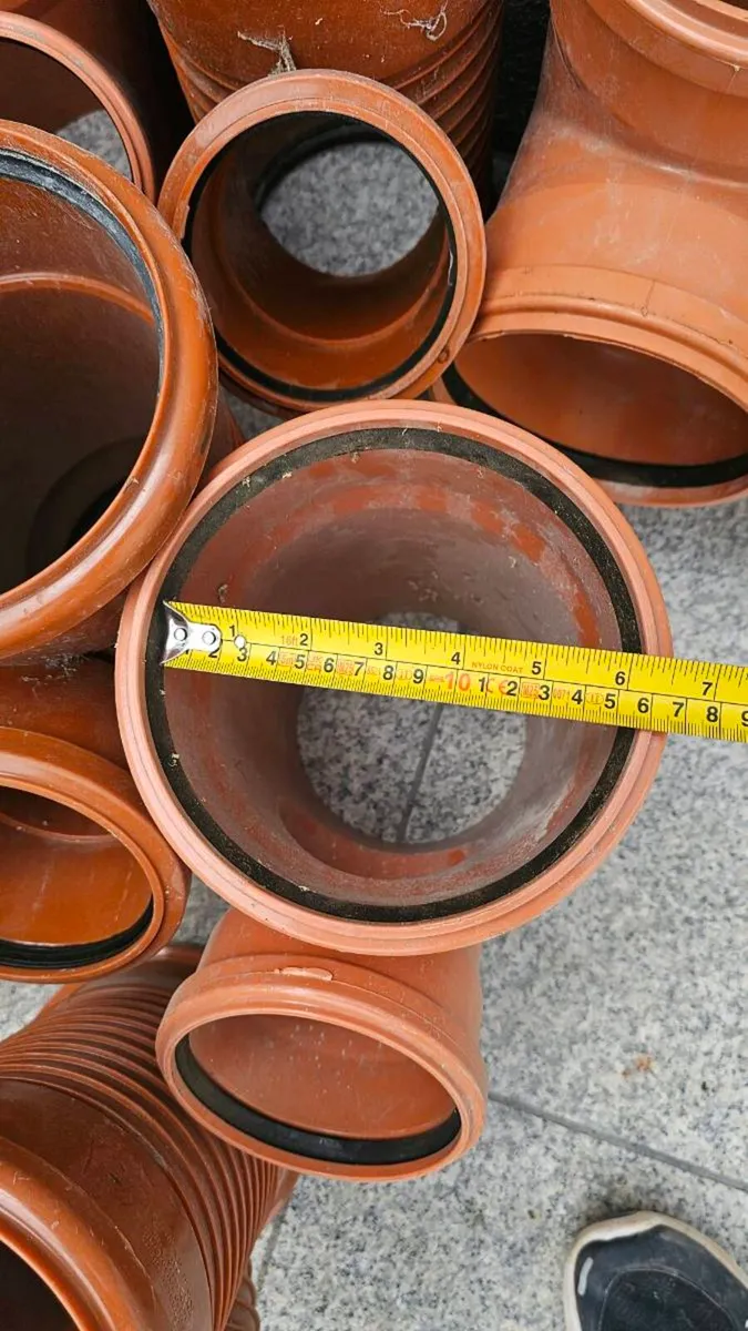 Sewage pipes and bends 6inch
Have many like the on - Image 4