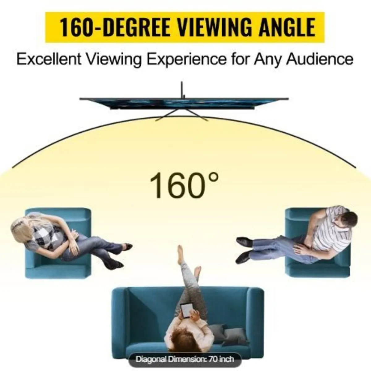 Tripod Projector Screen with Stand - Image 2