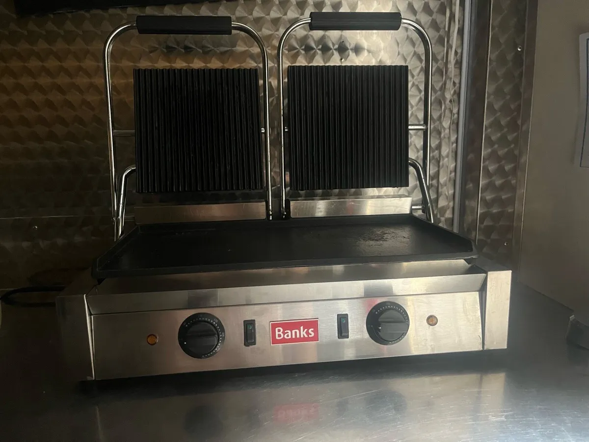 Banks, double panini grill - Image 2