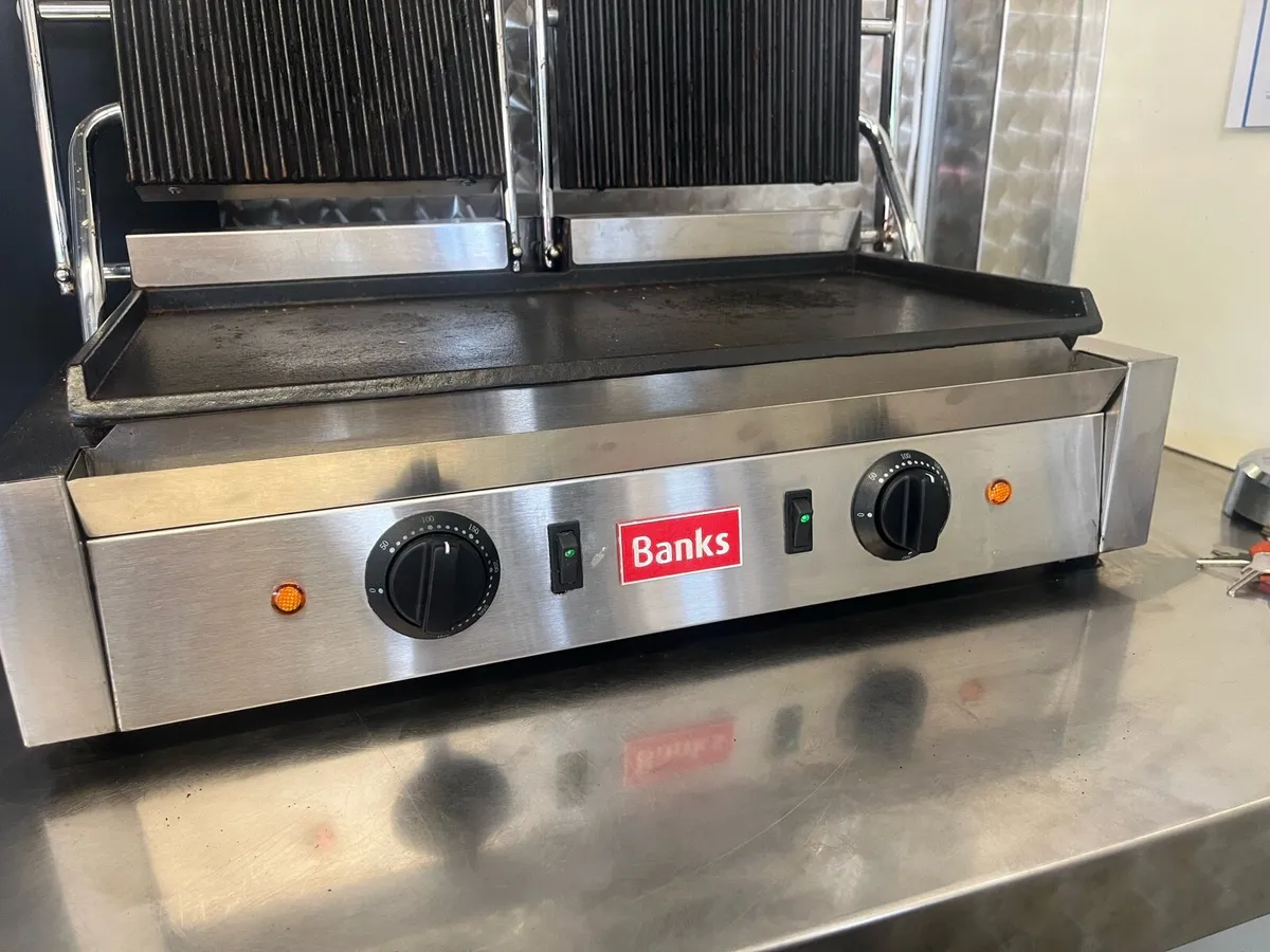 Banks, double panini grill - Image 3