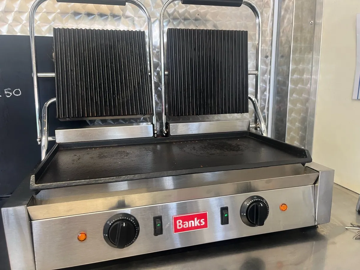 Banks, double panini grill - Image 4