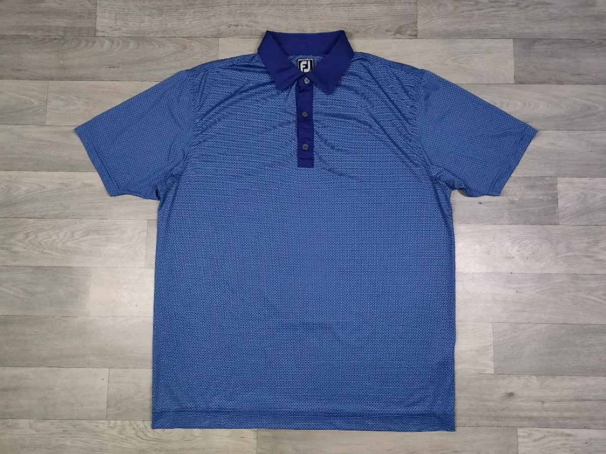 FootJoy FJ Patterned Golf Polo Shirt Mens XXL - Image 1