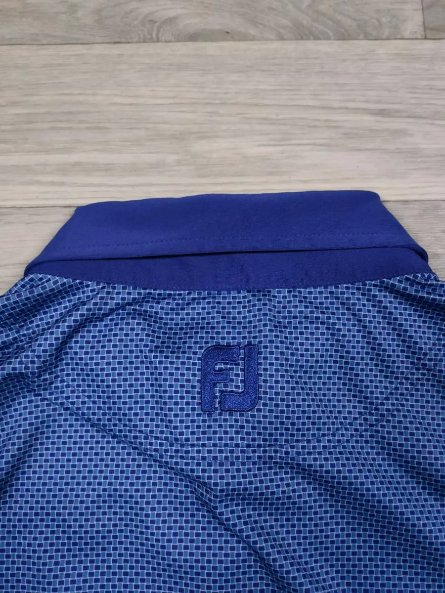 FootJoy FJ Patterned Golf Polo Shirt Mens XXL - Image 4