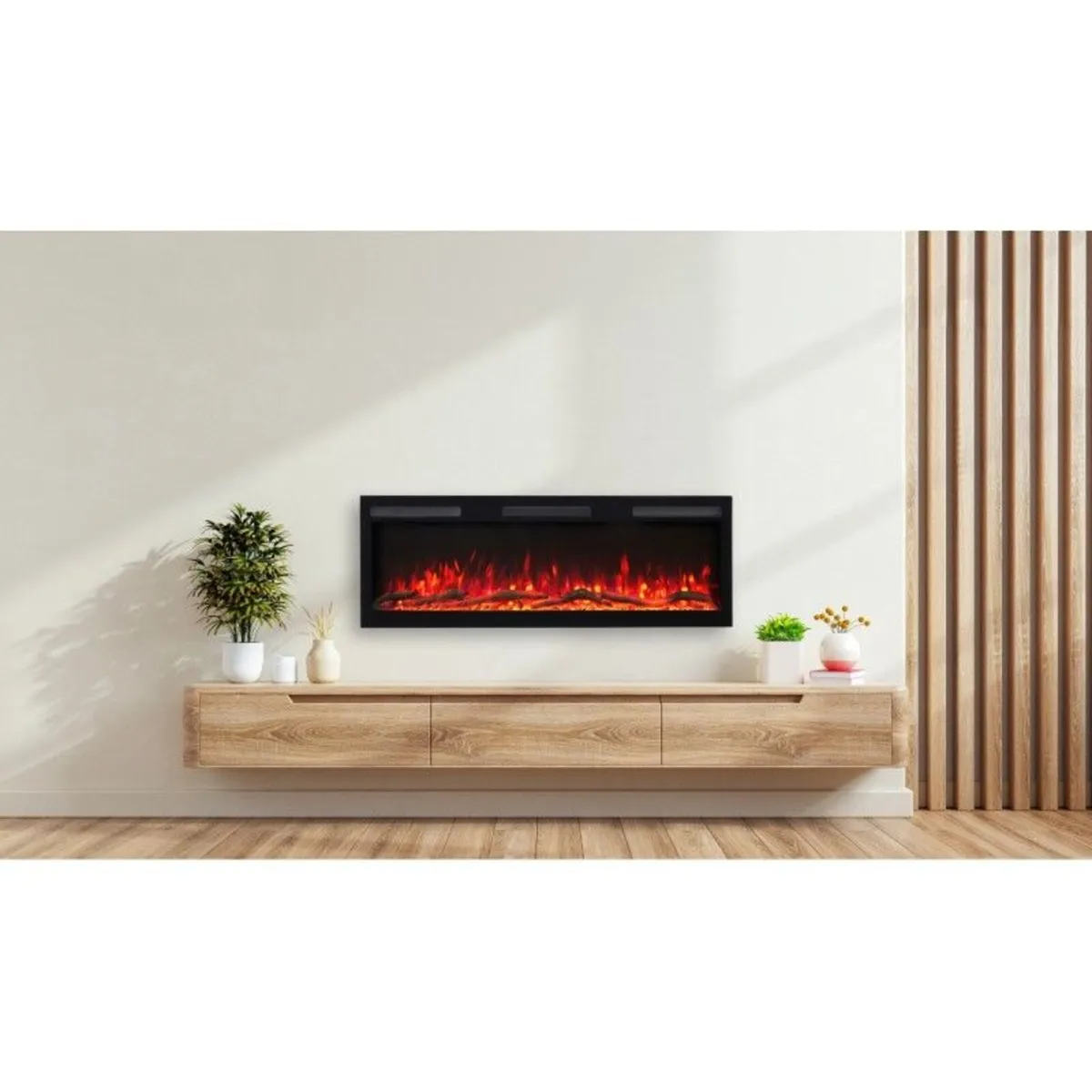Smart Electric fireplace in 5 sides.  Free deliver - Image 3